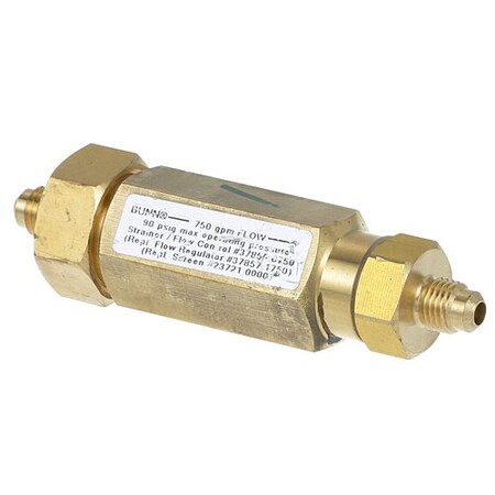 Bunn Strainer/Flow Control1/4 Flare X 4-1/4 For Bunn - Part# Bu37855-0750 BU37855-0750